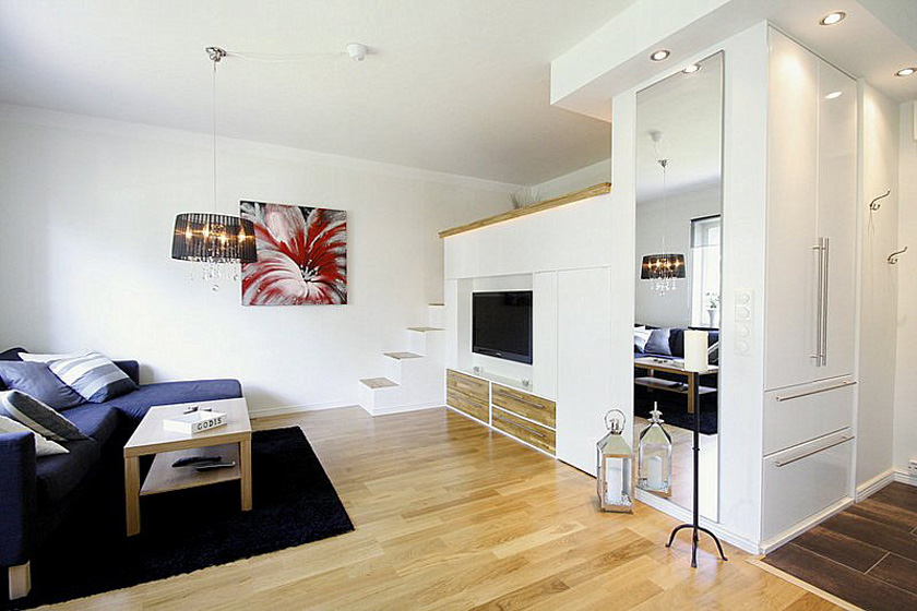 Маленькая, но стильная квартира в Швеции (32 кв. м)