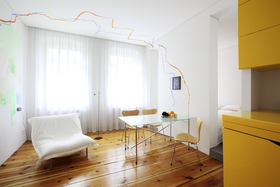 Дизайн квартиры-студии в Берлине от Workspheres